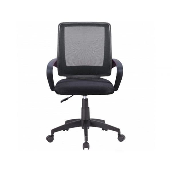 Q-connect Cadeira Encosto Médio Regulável em Altura 900+100mm x L 570mm x P 560mm Malha de Nylon - KF19010
