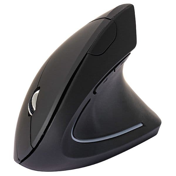 Q-connect Rato Optico sem Fios Ergonomico Vertical Pilhas Aaa Preto - OFF0160403CE