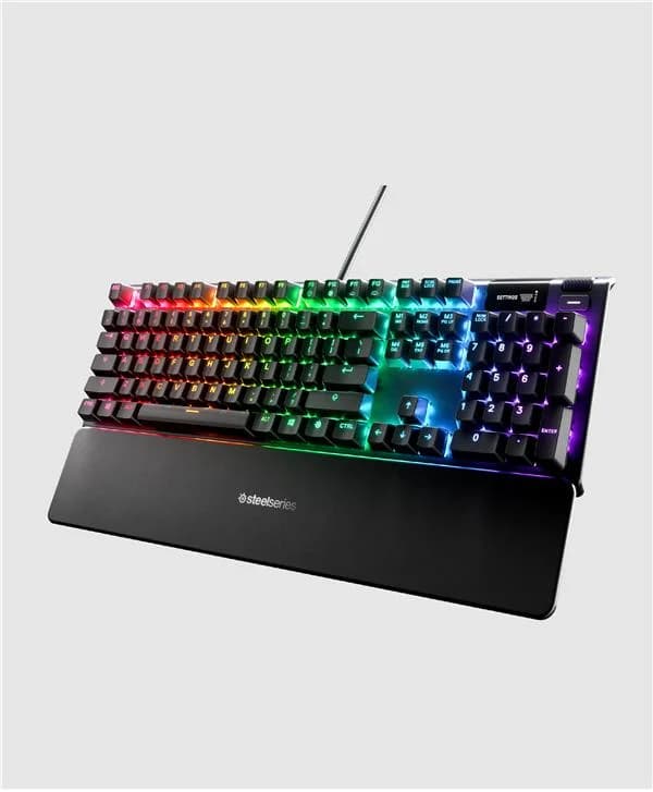 Teclado Mecânico Híbrido Steelseries Apex 5 US RGB