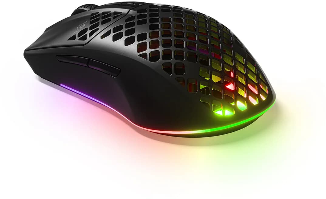 Steelseries Aerox 3 2022 RGB Wireless/Bluetooth 18000DPI Preto