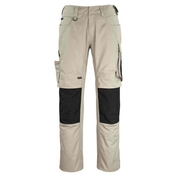Mascot Unique 12179 Big Trousers With Knee Pad Pockets Beige 56 / 30