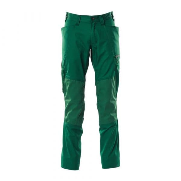 Mascot Accelerate 18379 Big Trousers With Knee Pad Pockets Verde 64 / 32