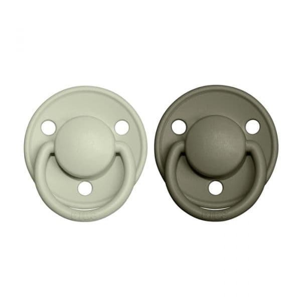 Bibs - 2 Chupetas de Lux Sage/Hunter Green 6-18M