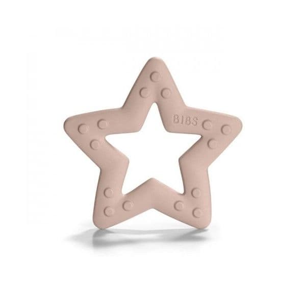 BIBS Mordedor Baby Bitie Estrela Blush