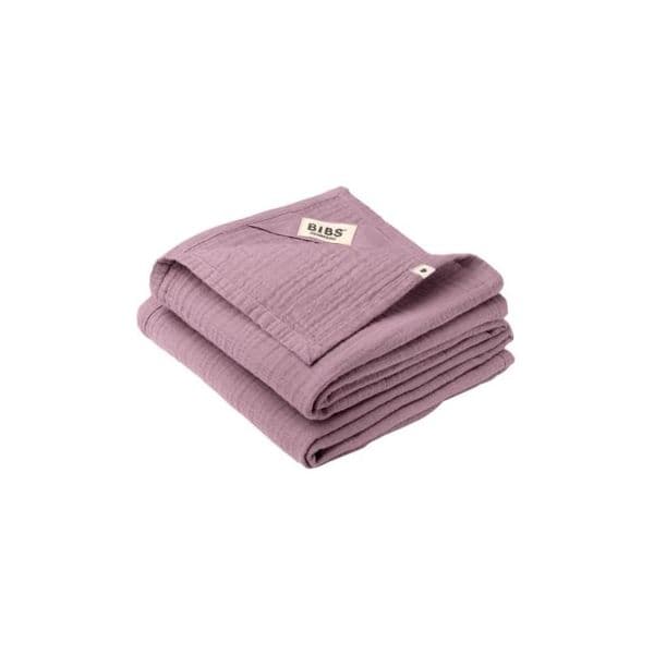 Bibs 2 Fraldas Musselina Heather