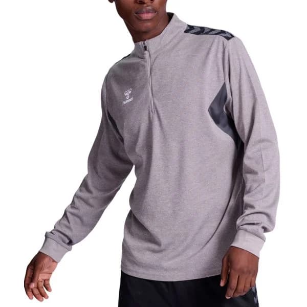Hummel Sweatshirt Hmlauthentic Half Zip Sweat 219973-2006 XL Cinzento