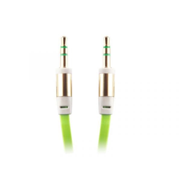 Cabo Som Universal Jack 3.5mm 1M Verde - MI5989000