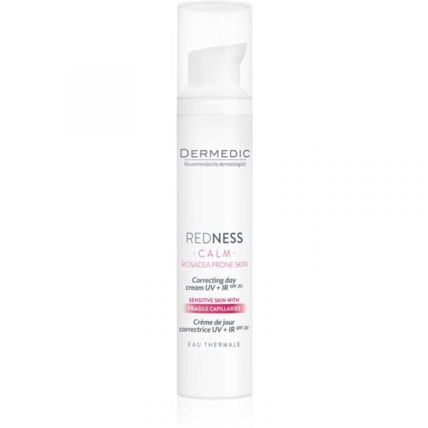Dermedic Redness Calm Creme Corretor para Pele Sensível e com Vermelhidão SPF20 40ml