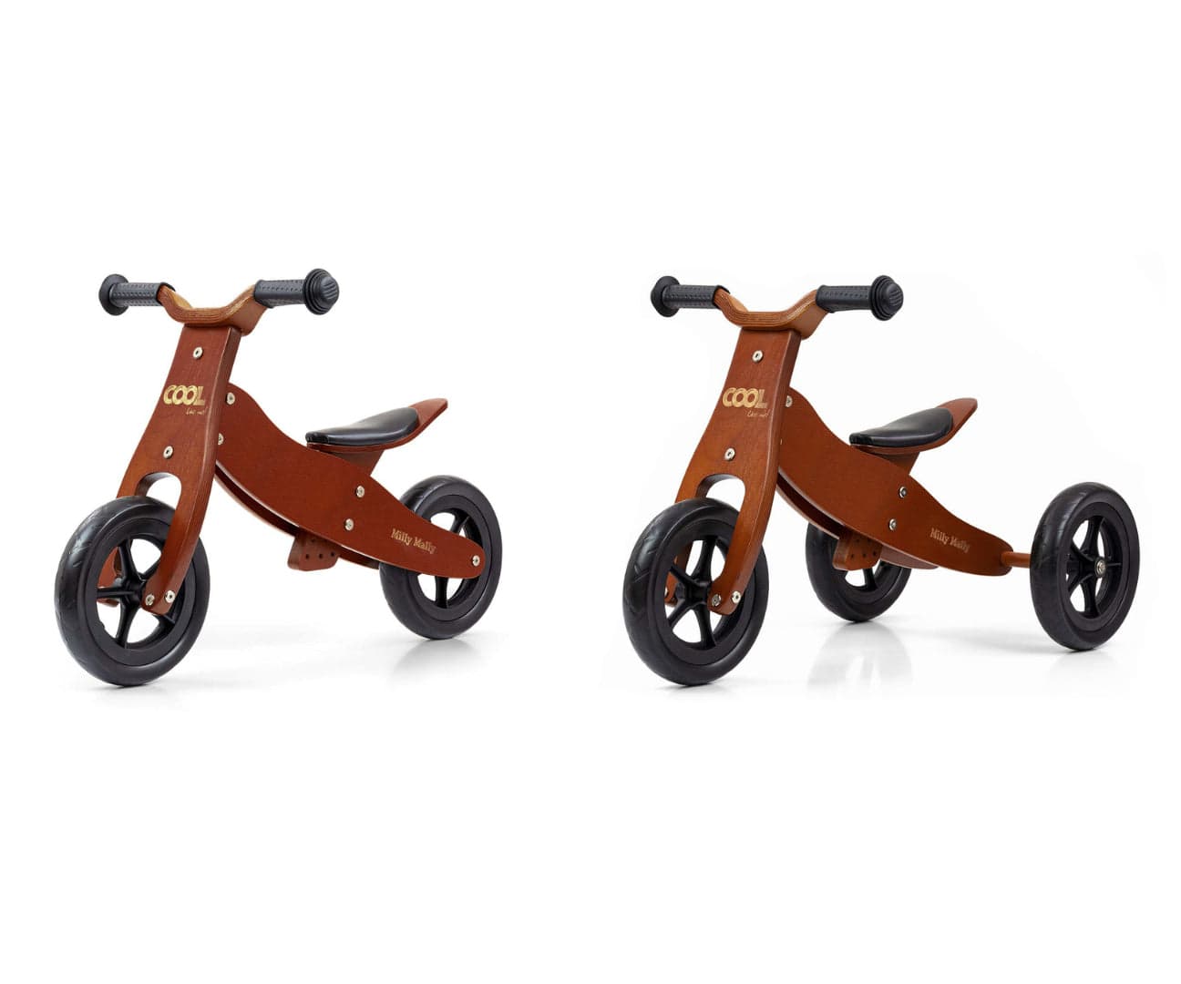 Bicicleta 2 Em 1 Cool Dark Natural Milly Mally