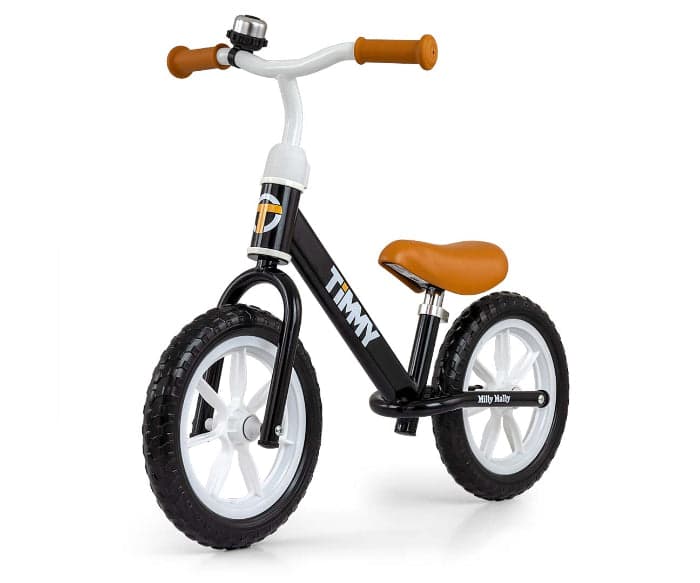 Bicicleta de Equilíbrio Milly Mally Timmy Black