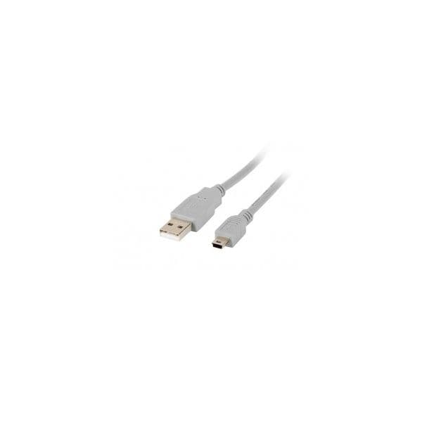 Lanberg Cabo usb 2.0 Macho/mini usb Macho 1.8M Cinza Dm CA19423200