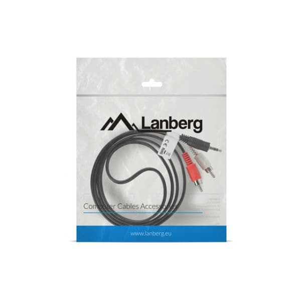 Lanberg Cabo Stereo Jack 3.5MM / 2X Rca Macho 1.5M