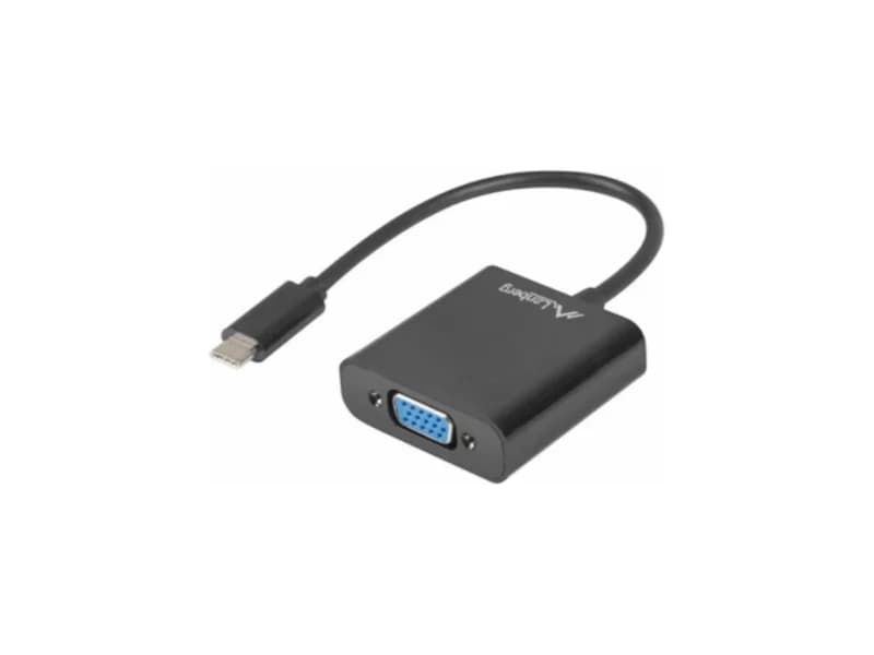 Lanberg Adaptador USB Tipo-C para VGA 15cm (AD-UC-VG-01)