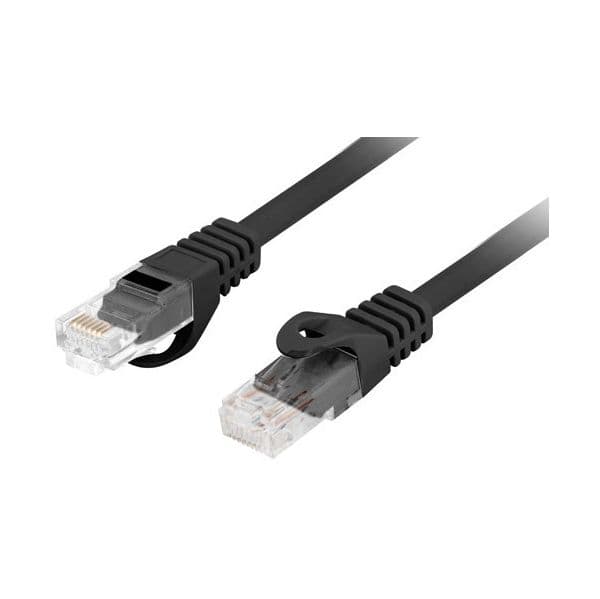 Lanberg Cabo de Rede Utp RJ45 Cat.6 Preto (1 Mts)