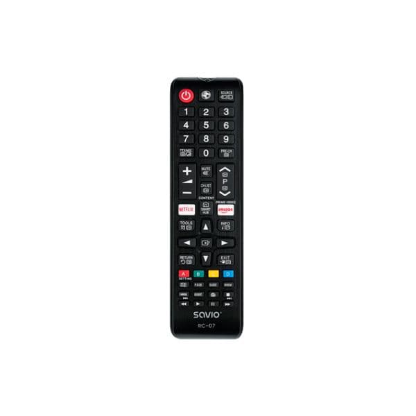 Savio Comando Universal RC-07 Compatível Samsung Smart TV Preto