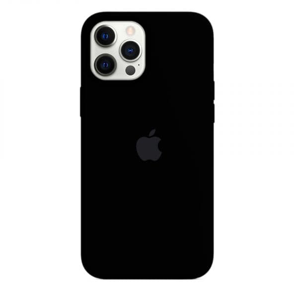 Capa Silicone para iPhone 12 Pro Max Black