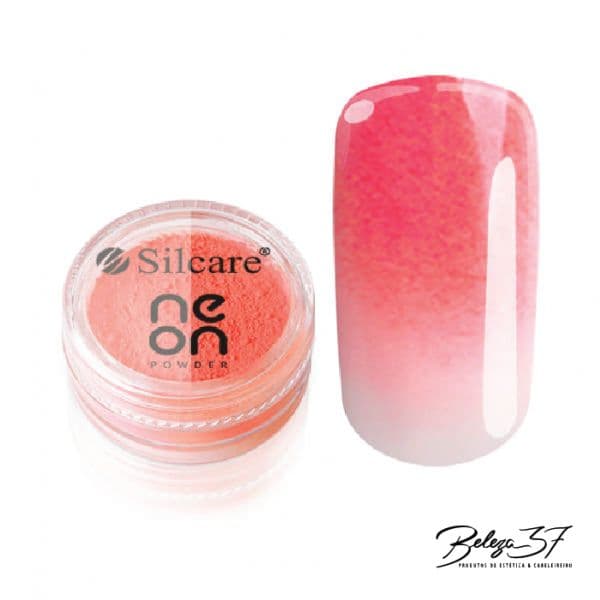 Silcare Neon Powder 3 G Salmon Pink