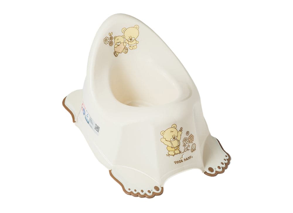 Bacio anti-derrapante B.Active Teddy Bear Beige com música