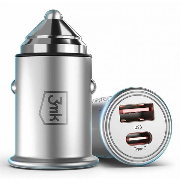3MK Hyper Car Charger 45W Silver