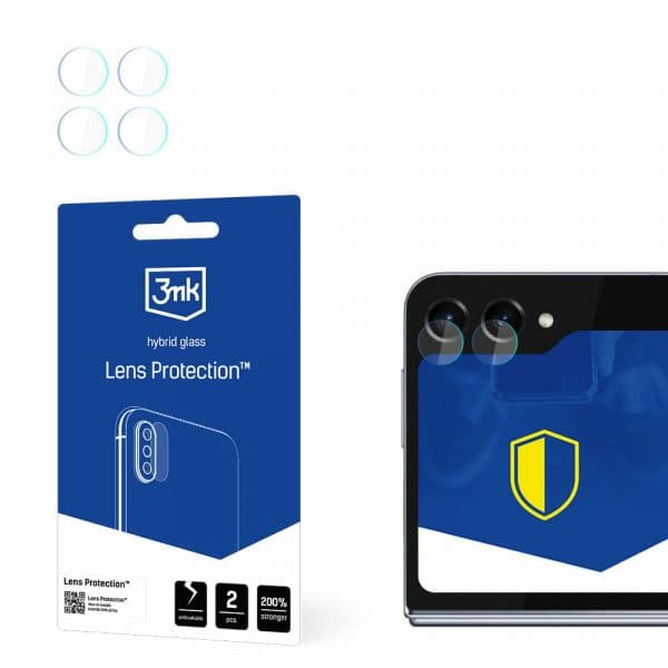 3MK Protetor Câmera para Samsung Galaxy Z Flip 5 Black