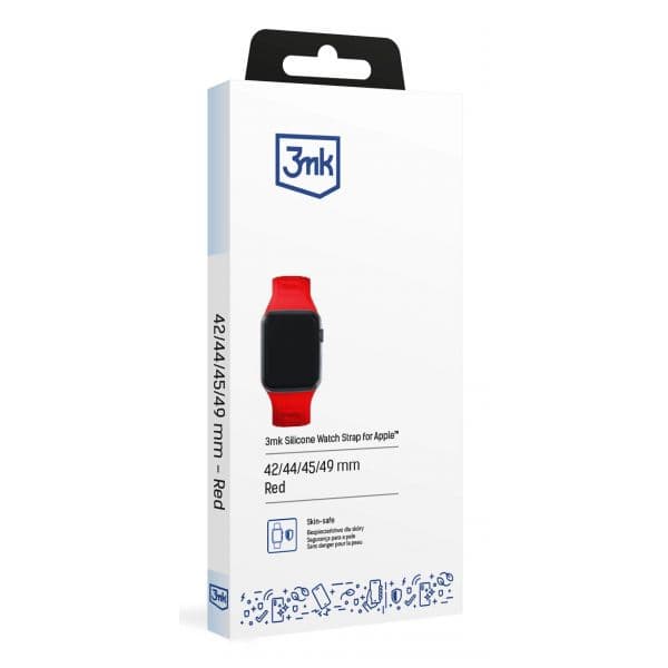 3MK Bracelete para Apple Watch 42/44/45/49mm Vermelho