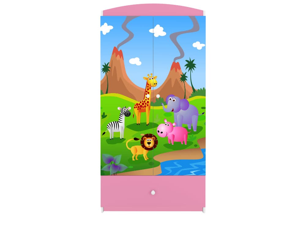 Roupeiro Kocot Kids BabyDreams Safari Pink
