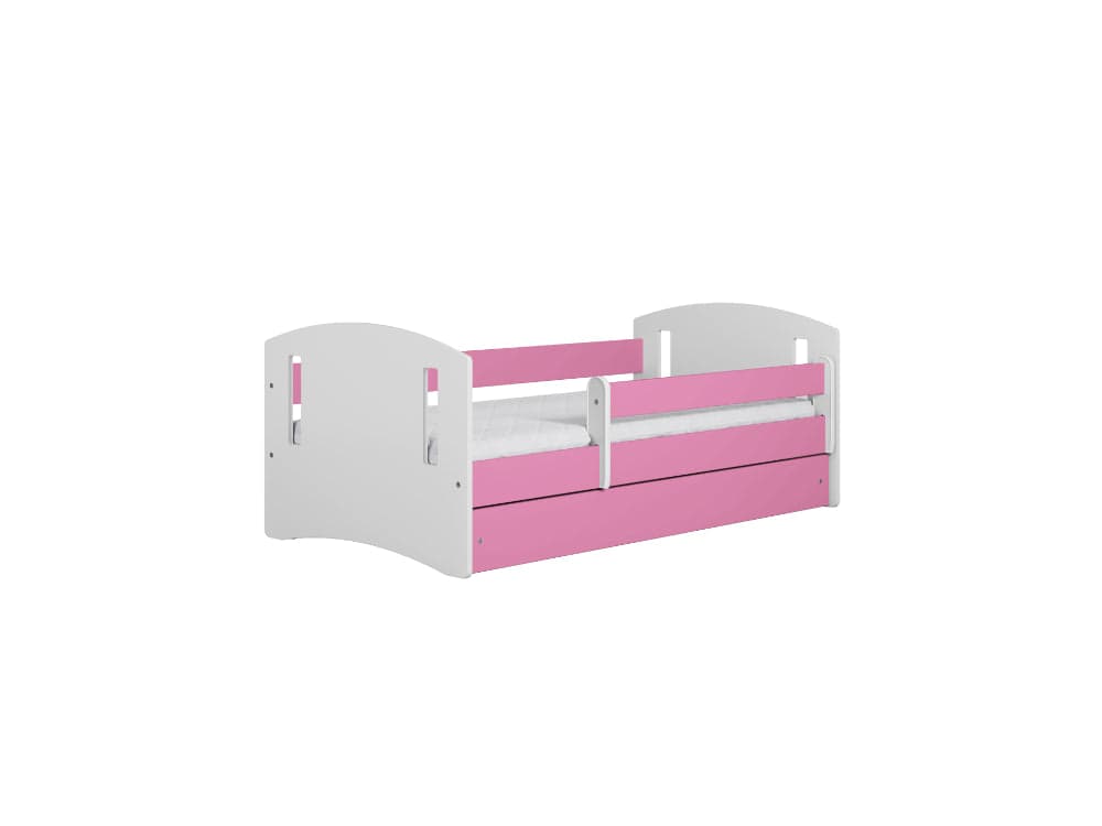 Cama 140 x 80 cm Kocot Kids com colchão Classic 2 Pink