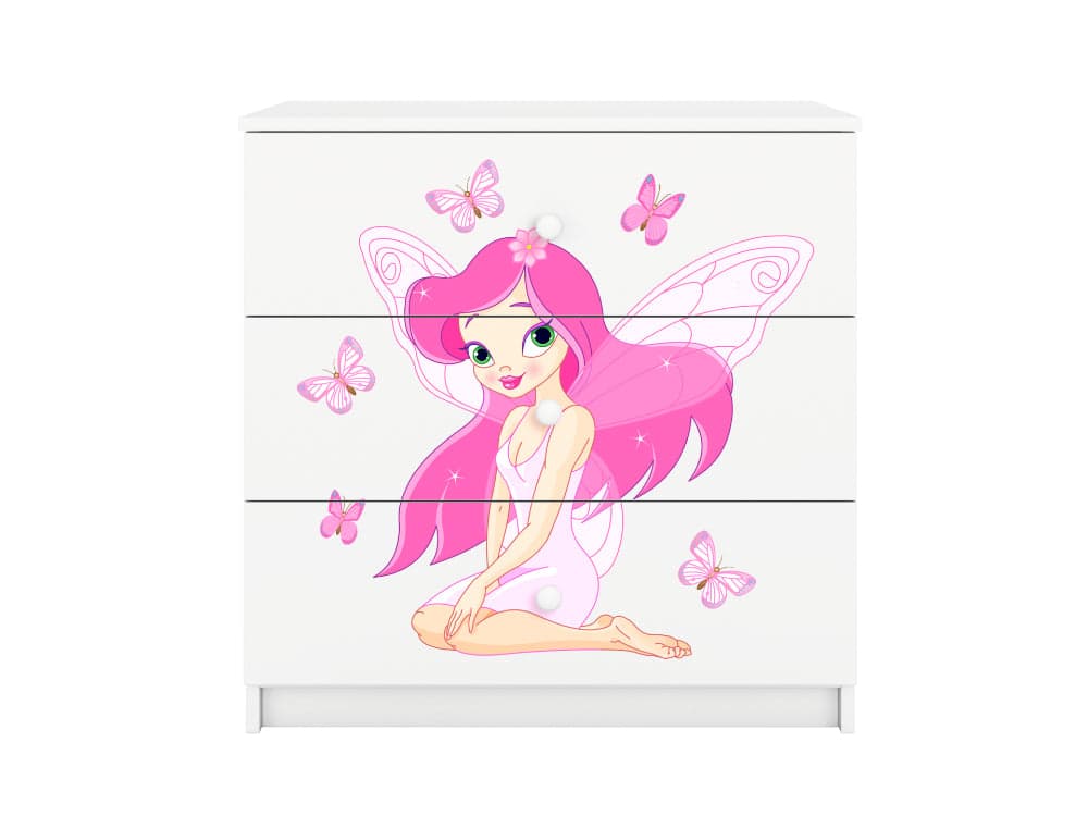 Cómoda Kocot Kids BabyDreams Fairy Borboletas White