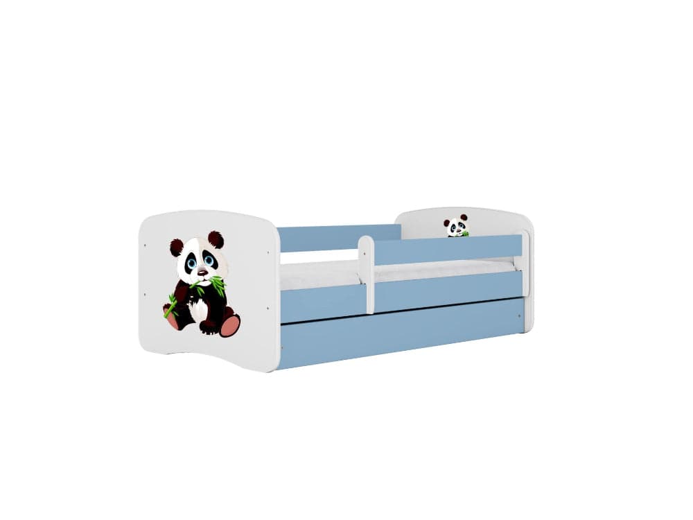Cama 180 x 80 cm Kocot Kids com gaveta BabyDreams Panda 2 Blue