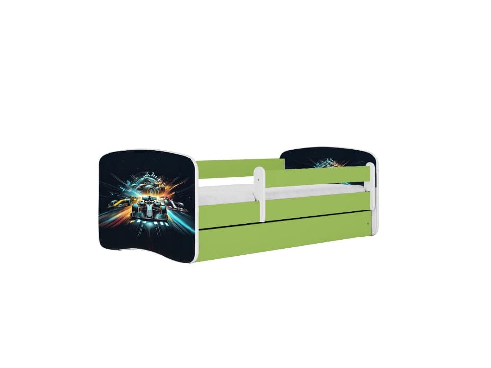 Cama 180 x 80 cm Kocot Kids BabyDreams Race Green