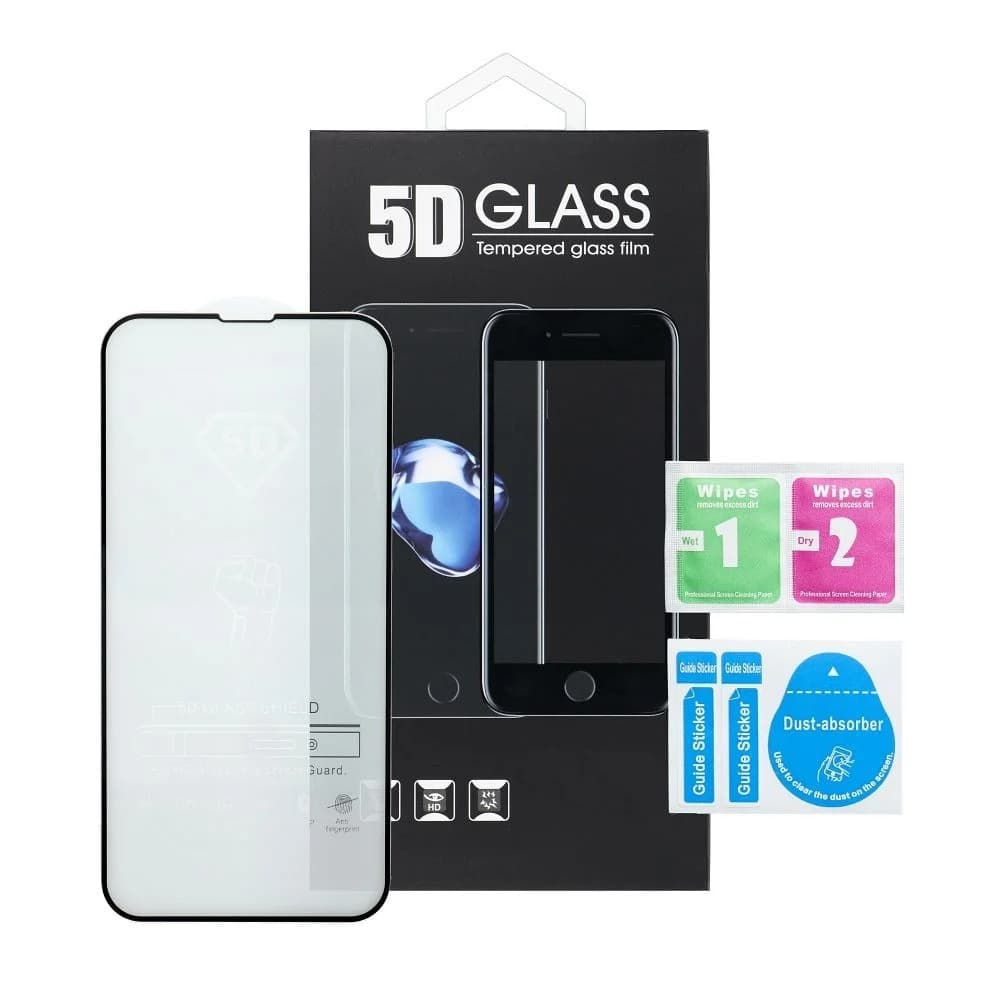 Película Vidro temperado 5D Full Glue Xiaomi Mi 11 Lite 4G / Mi 11 Lite 5G Preto