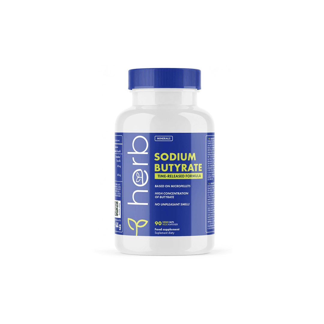 Sodium Butyrate 300 mg 90 Vege Capsules