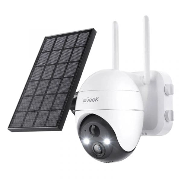 ieGeek Câmara de Segurança ZS-GX4S 5MP QHD IP65 WiFi Solar Branco