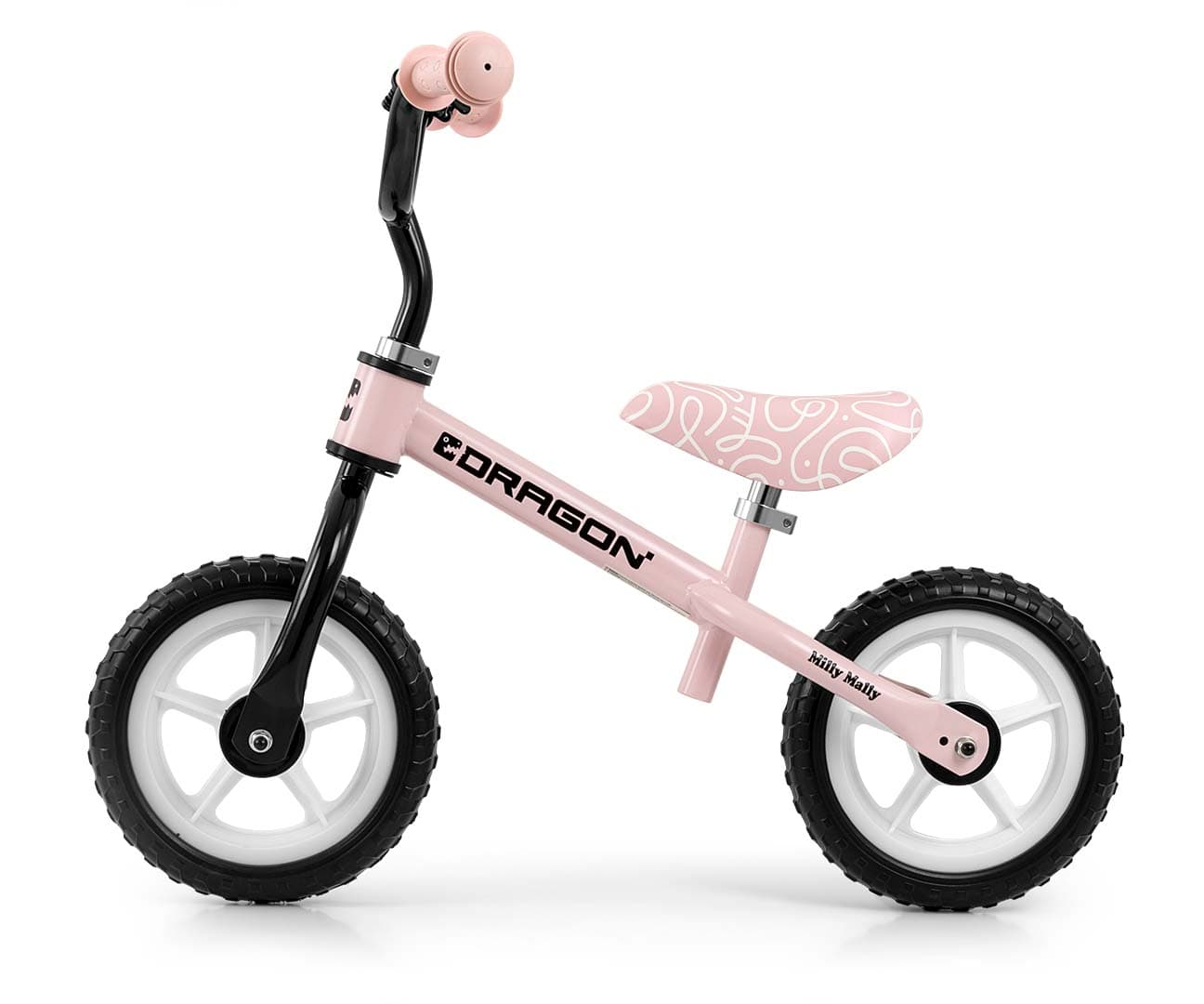 Bicicleta De Cross Dragon Cor-De-Rosa Milly Mally