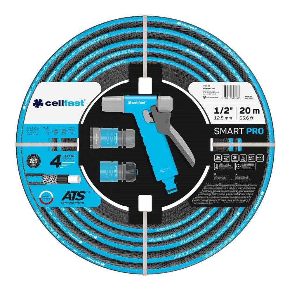 KIT MANGUEIRA PARA REGA SMART PRO ATS DE 12,5MM X 20M COM CONEXÕE