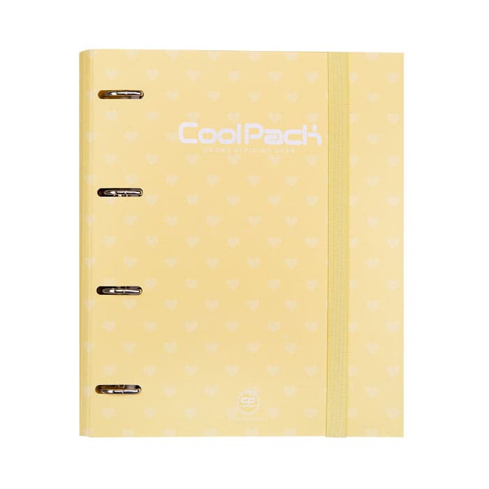 Colorino Capa A4 4 Argolas + Folhas + Separadores Limão Pastel - 87942