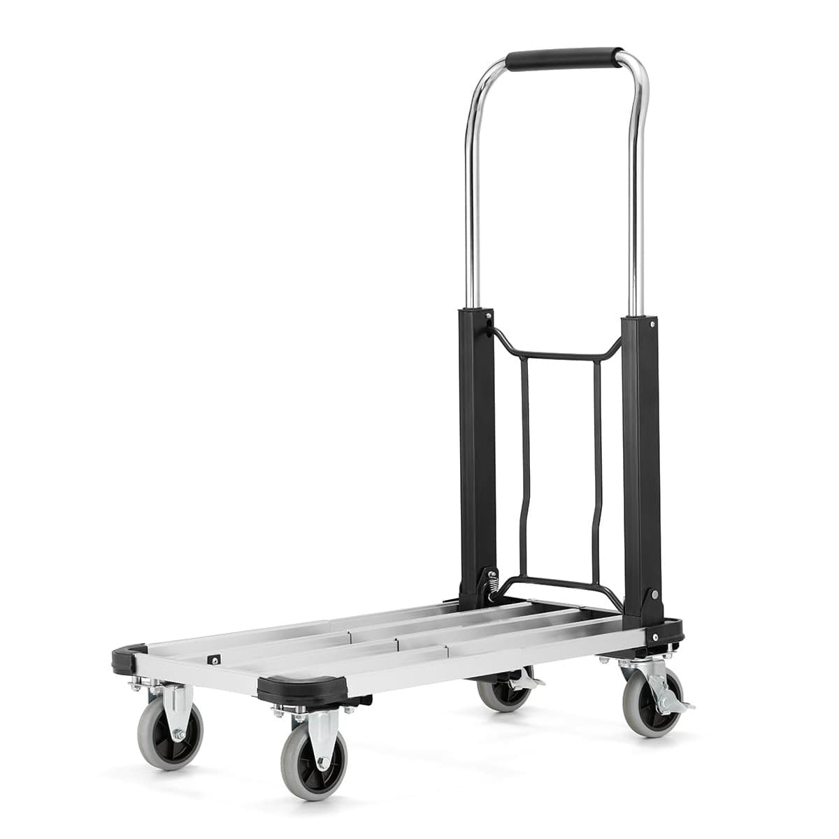 Carrinho de transporte dobrável 71 x 41 cm até 150 kg alumínio