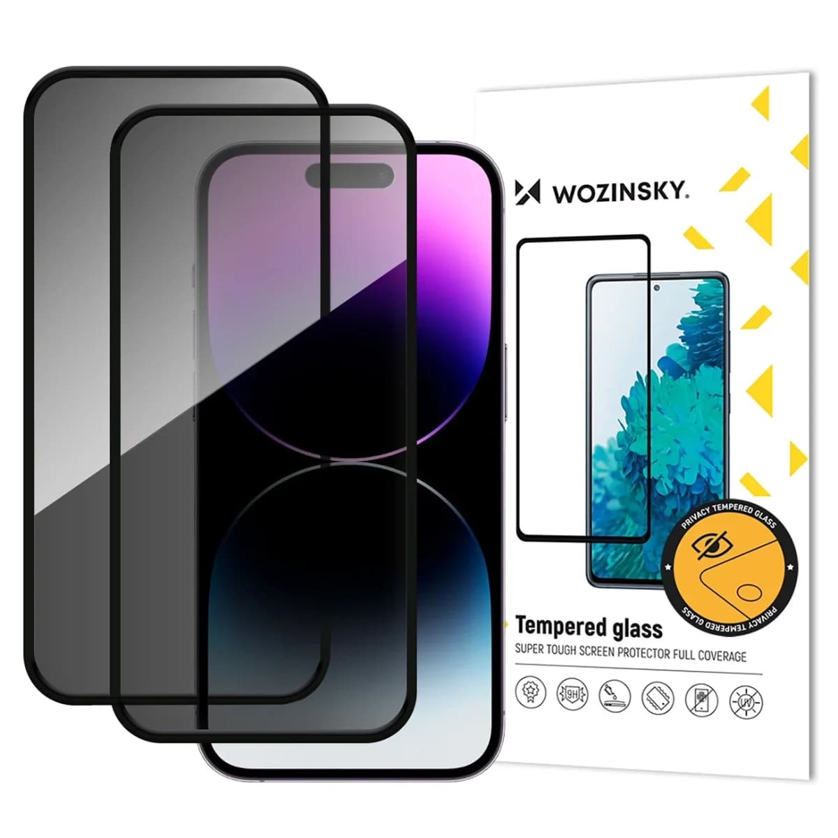 Película Vidro Temperado para iPhone 17 Pro Privacidade Pack 2x