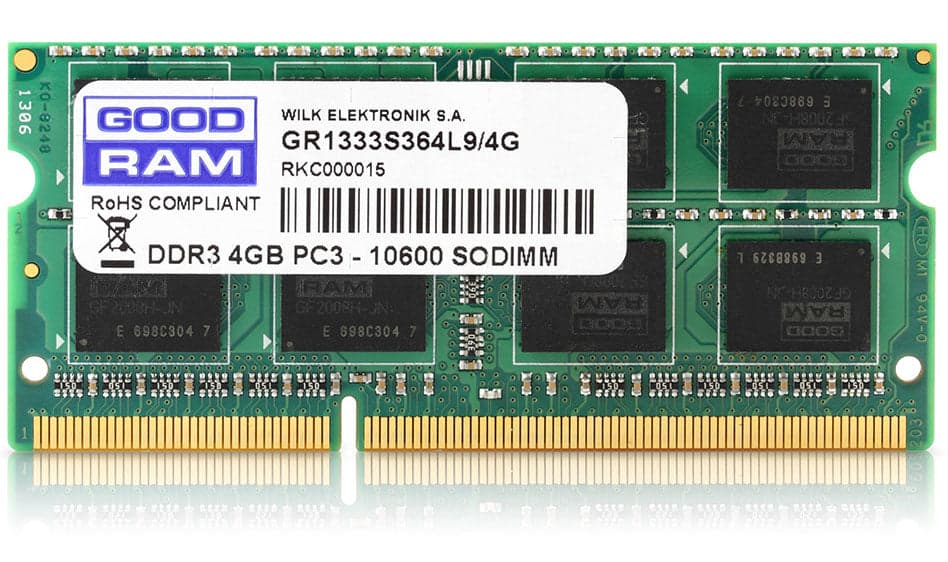 Goodram 4GB DDR3 PC3-12800 módulo de memória 1 x 4 GB 1600 MHz