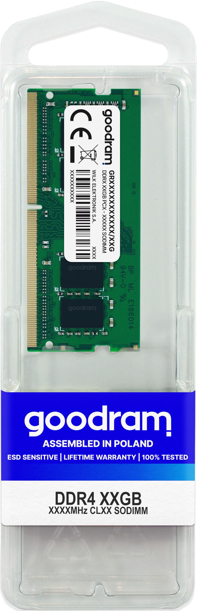 MEMÓRIA RAM DDR4 8GB 3200MHZ CL22 SODIMM