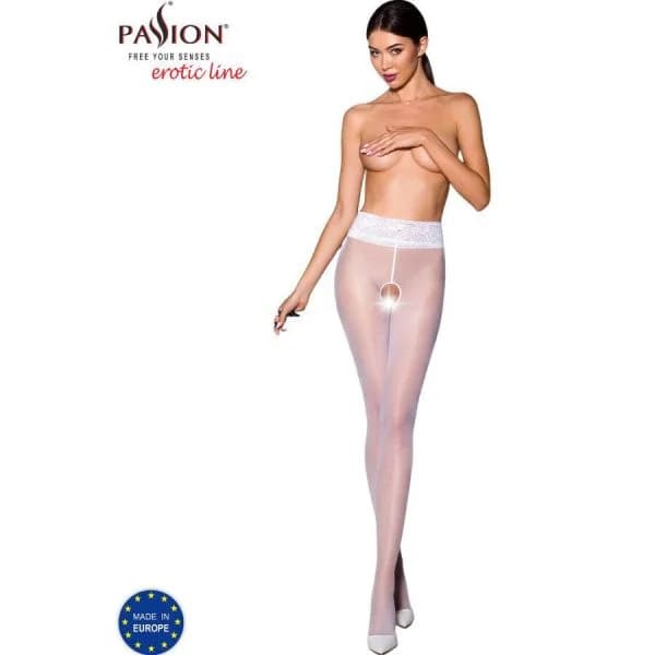 Passion Tiopen 008 Stocking White 3/4 (30 Den) 210x150x20