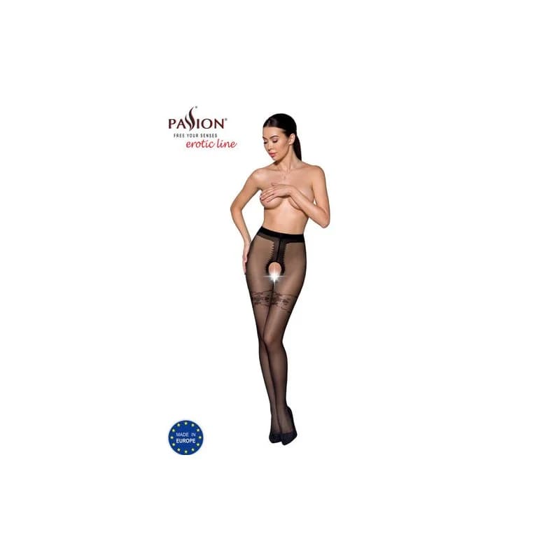 Passion Tiopen 021 Stocking Black 3/4 (20 Den) 151x30x210