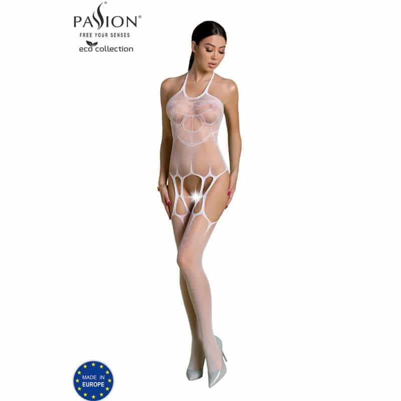 Passion – Coleo Eco Bodystocking Eco Bs002 Branco