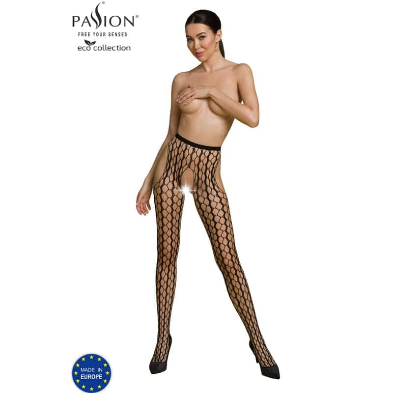 Passion – Coleo Eco Bodystocking Eco S007 Preto