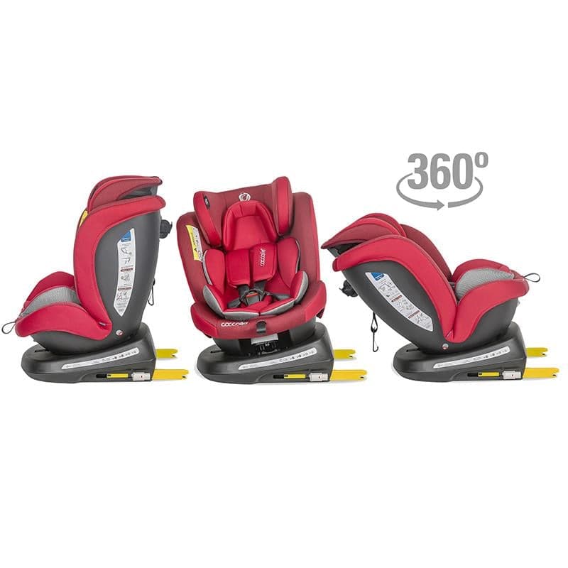 Coccolle Cadeira auto Isofix 0-36 kg 360 rotativo Mydo Dahlia Red