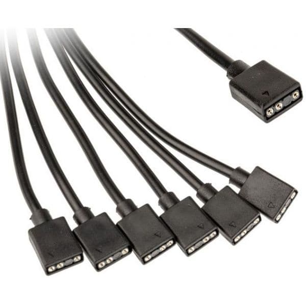 Cabo Splitter Kolink 1-6 ARGB 30cm - PGW-AC-KOL-081