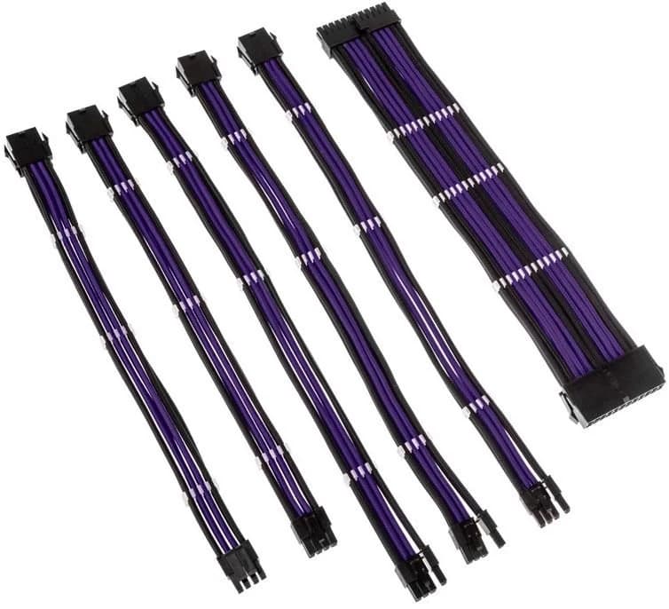 KOLINK Kit de Expansão Core Adept Braided Jet Black/Titan Purple