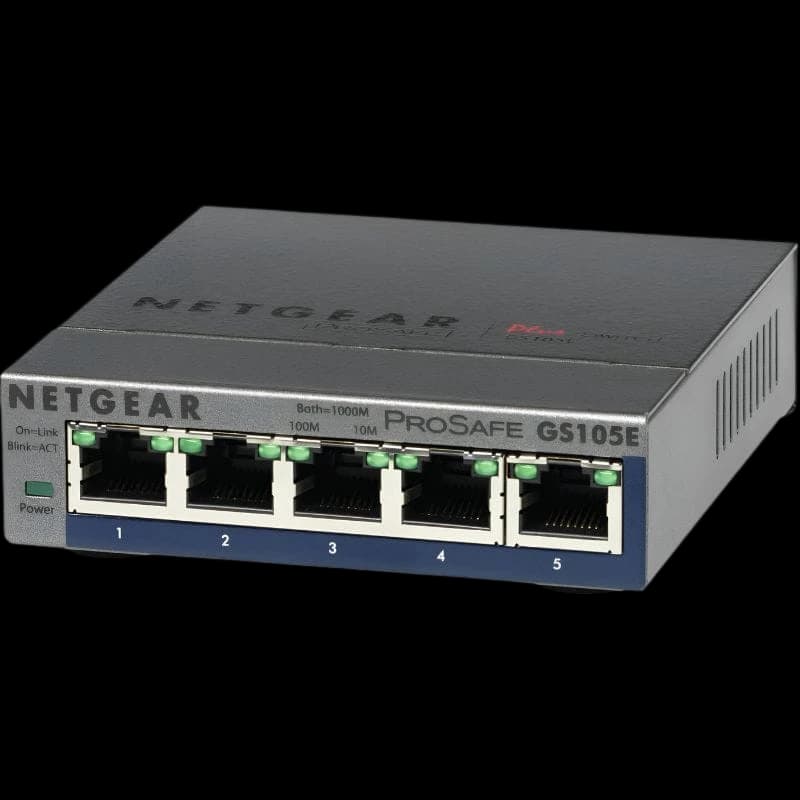 NETGEAR GS105E-200PES switch de rede Gerido L2/L3 Gigabit Etherne