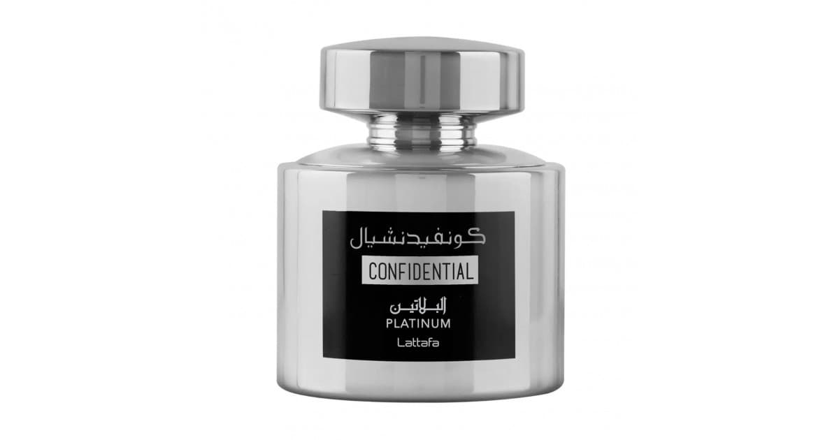 Lattafa Confidential Platinum Unissexo Eau de Parfum