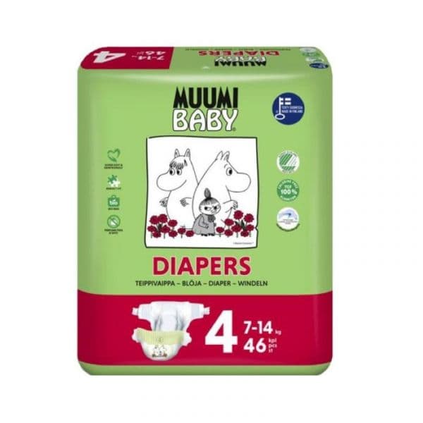Muumi Baby T4 7-14Kg 6x46 Fraldas